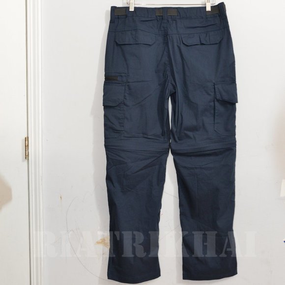 BC Clothing Men's Convertible Pants NAVY - Picture 6 of 7